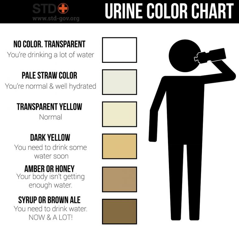 Urine Color Chart Whats Normal And When To See A Doctor Urinal Urine Colors Chart Medications